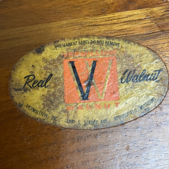 Vintage Vermillion Inc. walnut bowl - Picture 6 of 8